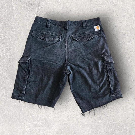 Carhartt Black Cargo Pants W34 – Vintage Workwear Utility Style