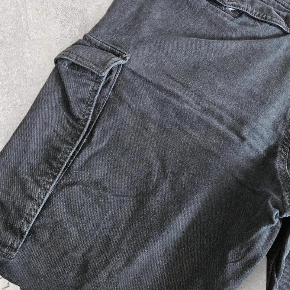 Carhartt Black Cargo Pants W34 – Vintage Workwear Utility Style