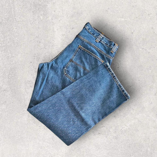 Blue Mountain Carpenter Jeans 38x32 – Distressed Vintage Workwear