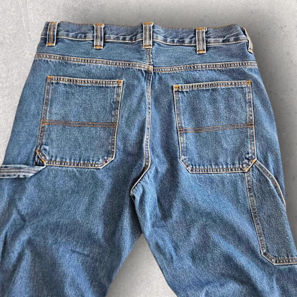 Blue Mountain Carpenter Jeans 38x32 – Distressed Vintage Workwear