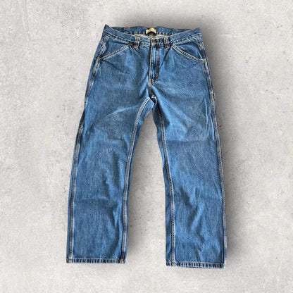 Blue Mountain Carpenter Jeans 38x32 – Distressed Vintage Workwear
