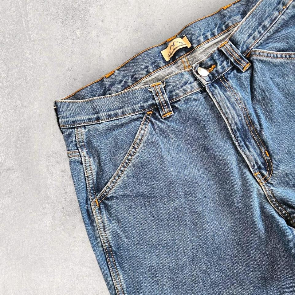 Blue Mountain Carpenter Jeans 38x32 – Distressed Vintage Workwear