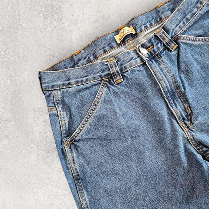 Blue Mountain Carpenter Jeans 38x32 – Distressed Vintage Workwear
