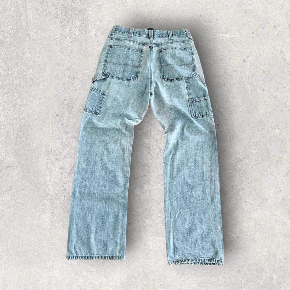 Faded Glory Carpenter Jeans Blue 32x34 – Vintage Worn Utility Style
