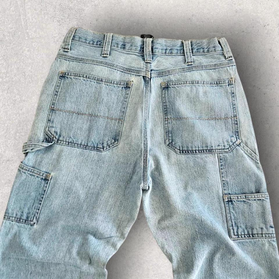 Faded Glory Carpenter Jeans Blue 32x34 – Vintage Worn Utility Style