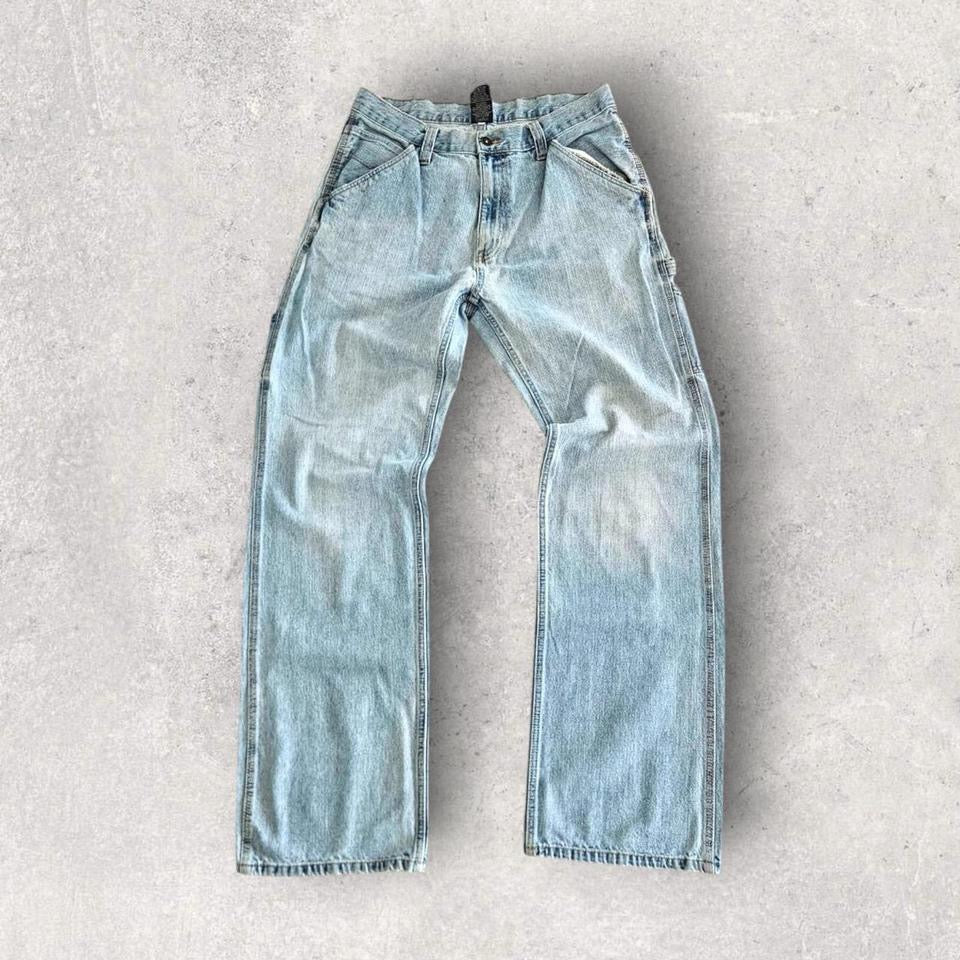 Faded Glory Carpenter Jeans Blue 32x34 – Vintage Worn Utility Style
