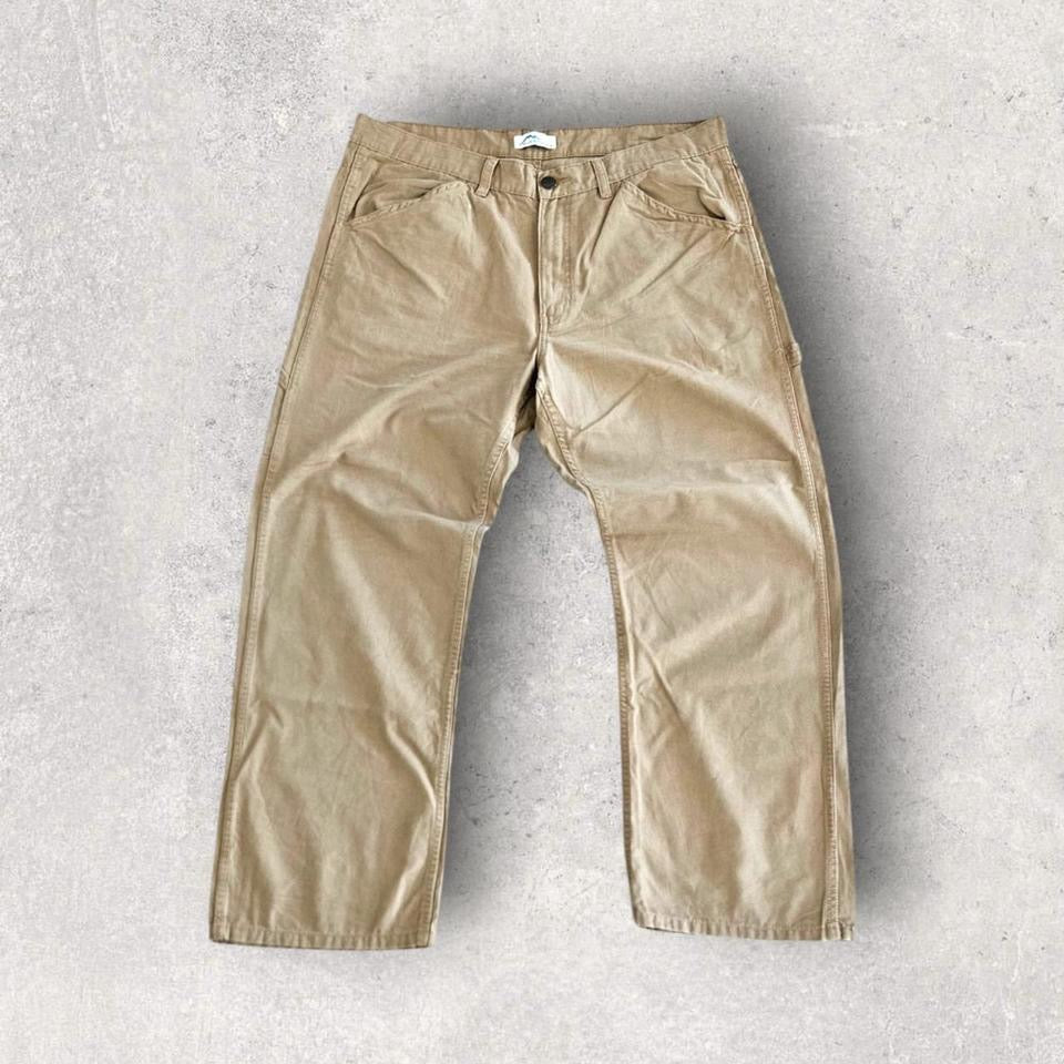 Blue Mountain Carpenter Brown Pants 38x30 – Vintage Workwear Style