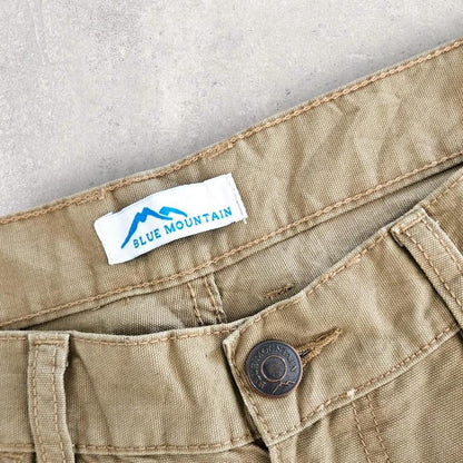 Blue Mountain Carpenter Brown Pants 38x30 – Vintage Workwear Style