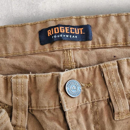 RidgeCut brown carpenter jeans W34 L30 workwear vintage