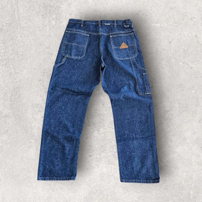 BULWARK FR Navy Carpenters Jeans – 38x32 | ג'ינס קארפנטר כחול כהה BULWARK FR Navy Carpenters Jeans – 38x32 | ג'ינס קארפנטר כחו Lizard Vintage Clothes Jeans