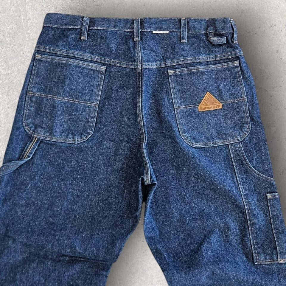 BULWARK FR Navy Carpenters Jeans – 38x32 | ג'ינס קארפנטר כחול כהה BULWARK FR Navy Carpenters Jeans – 38x32 | ג'ינס קארפנטר כחו Lizard Vintage Clothes Jeans