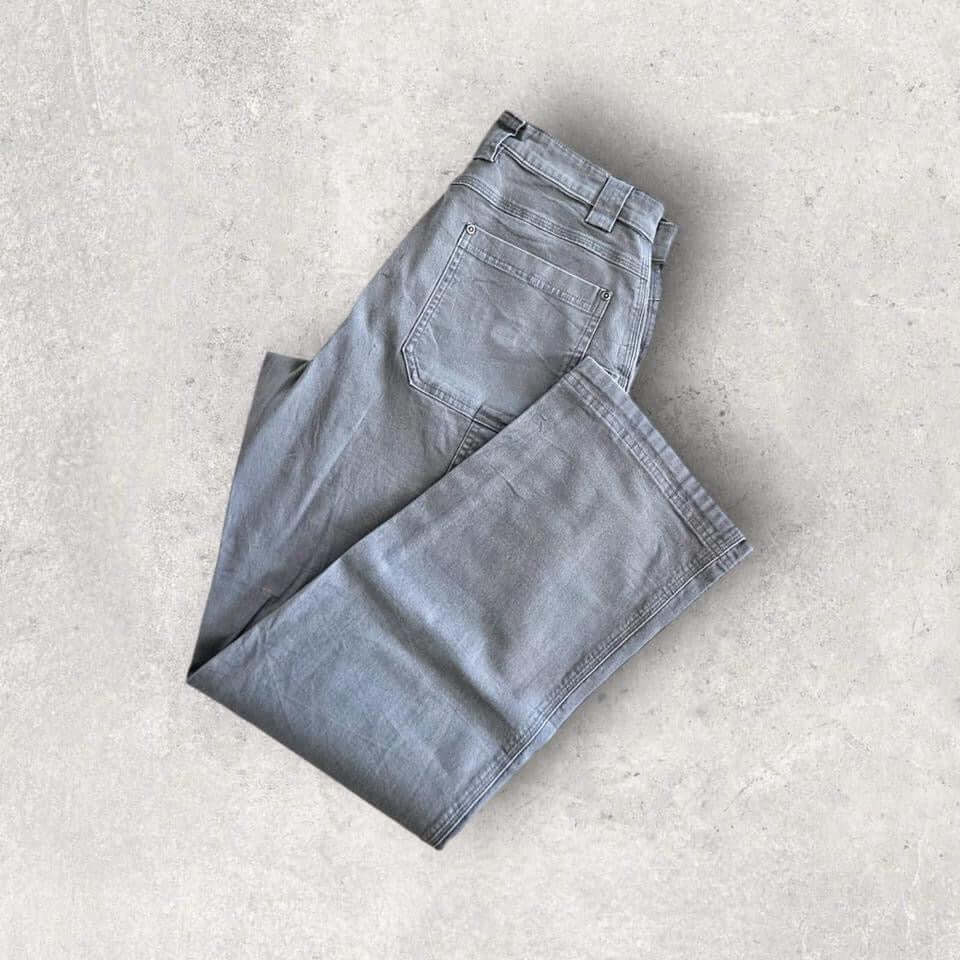 Flex Fire Hose Grey Carpenter Pants - 32x32 Flex Fire Hose Grey Carpenter Pants - 32x32 | בגדי וינטג' Lizard Vintage Clothes Jeans