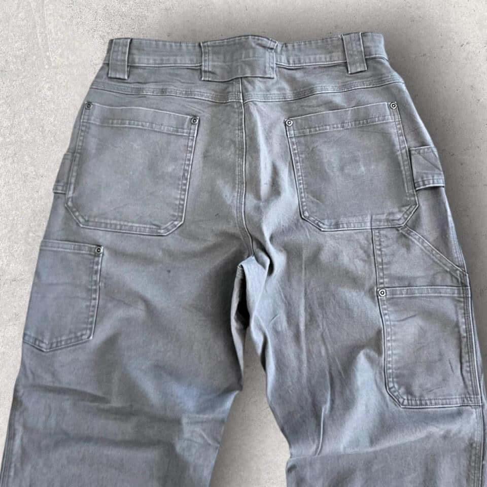 Flex Fire Hose Grey Carpenter Pants - 32x32 Flex Fire Hose Grey Carpenter Pants - 32x32 | בגדי וינטג' Lizard Vintage Clothes Jeans