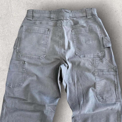 Flex Fire Hose Grey Carpenter Pants - 32x32 Flex Fire Hose Grey Carpenter Pants - 32x32 | בגדי וינטג' Lizard Vintage Clothes Jeans
