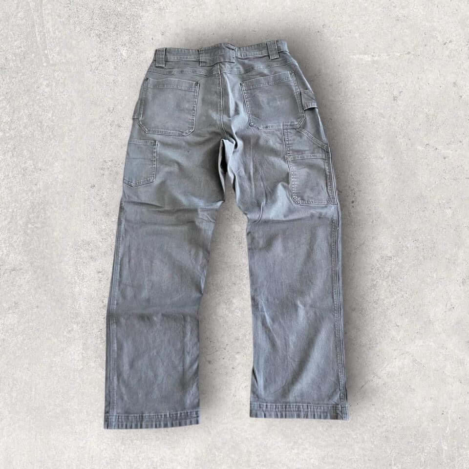 Flex Fire Hose Grey Carpenter Pants - 32x32 Flex Fire Hose Grey Carpenter Pants - 32x32 | בגדי וינטג' Lizard Vintage Clothes Jeans