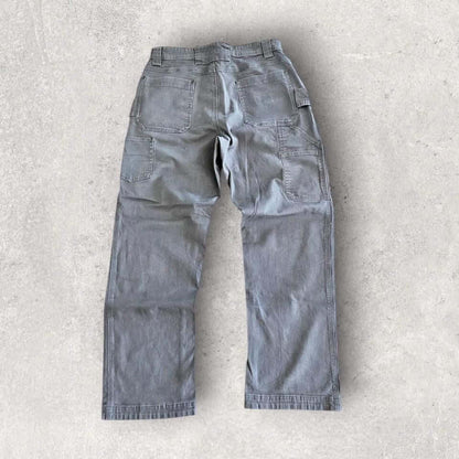 Flex Fire Hose Grey Carpenter Pants - 32x32 Flex Fire Hose Grey Carpenter Pants - 32x32 | בגדי וינטג' Lizard Vintage Clothes Jeans