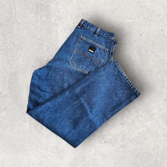 Craftsman Navy Carpenter Jeans – 38x32 | ג'ינס קארפנטר כחול קראפטסמן Craftsman Navy Carpenter Jeans – 38x32 | ג'ינס קארפנטר כחול Lizard Vintage Clothes Uncategorized