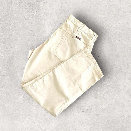 Big Ben Carpenter Pants – White 38x30 | מכנסי קארפנטר לבנים ביג בן Big Ben Carpenter Pants – White 38x30 | מכנסי קארפנטר לבנים Lizard Vintage Clothes Cargo Pants