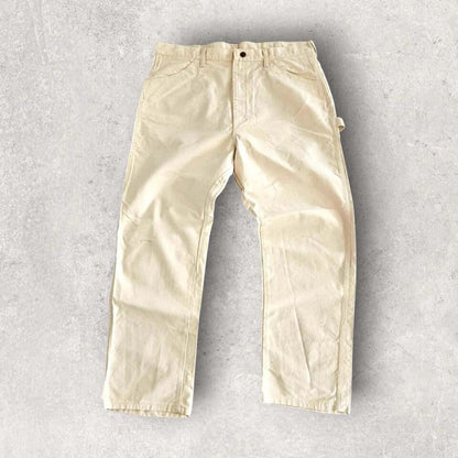 Big Ben Carpenter Pants – White 38x30 | מכנסי קארפנטר לבנים ביג בן Big Ben Carpenter Pants – White 38x30 | מכנסי קארפנטר לבנים Lizard Vintage Clothes Cargo Pants