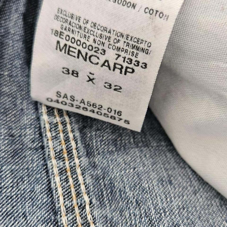 Old Mill Jeans – Blue Carpenter 38x32 | ג'ינס וינטג' כחול Old Mill Jeans – Blue Carpenter 38x32 | ג'ינס וינטג' כחול Lizard Vintage Clothes Uncategorized