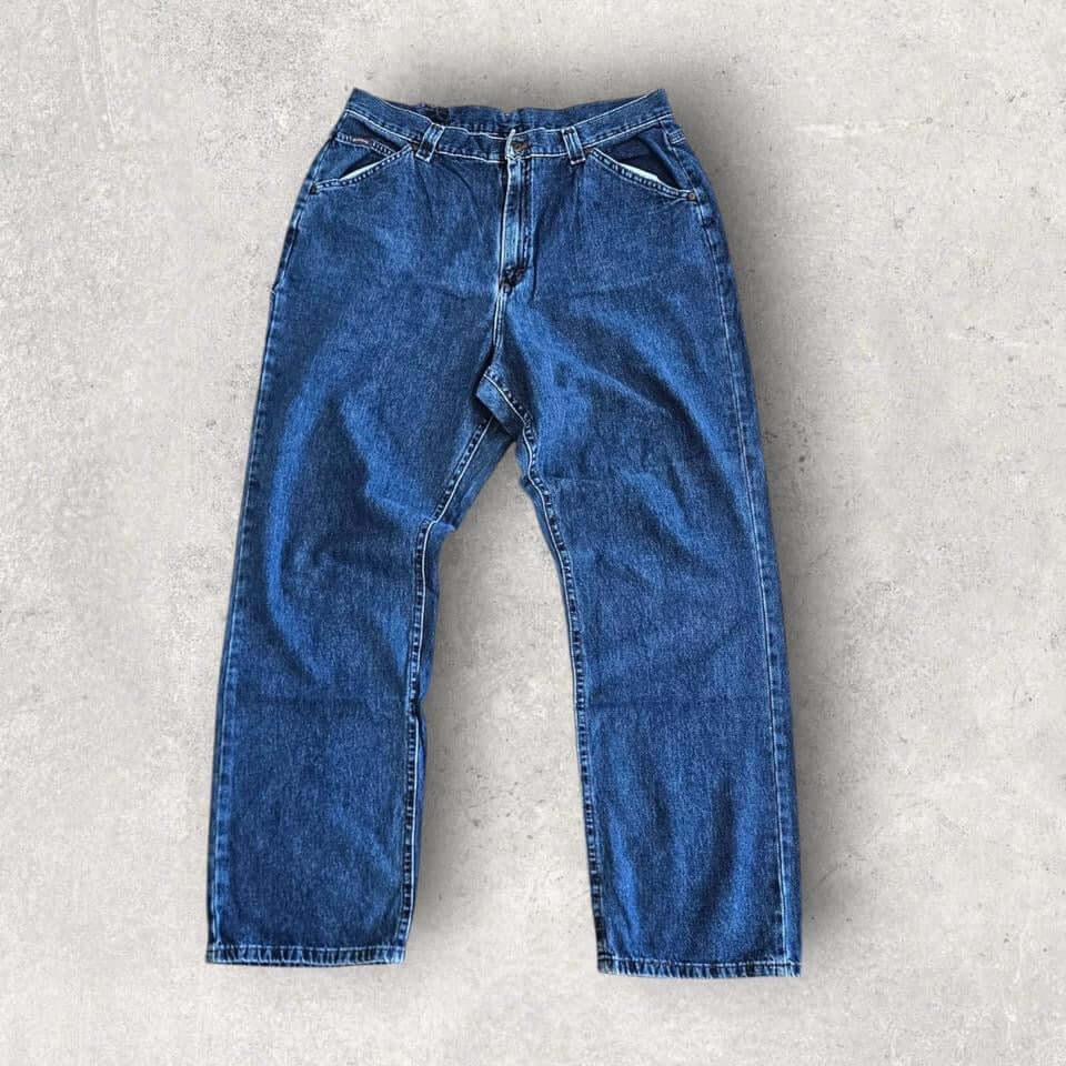 Riders Navy Carpenter Jeans - Vintage Utility Style Riders Navy Carpenter Jeans | בגדי וינטג' ממותגים Lizard Vintage Clothes Jeans