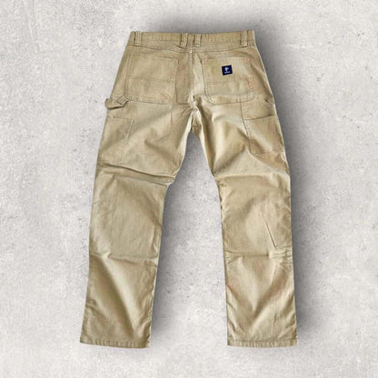 גינס קארפנטר חום RK | RK Carpenter Brown Jeans 36x32 גינס קארפנטר חום RK - מידה 36x32 | בגדי וינטג' ממותגים Lizard Vintage Clothes Uncategorized