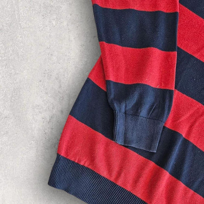 סוודר לוגו פסים Tommy Hilfiger במידה XXL