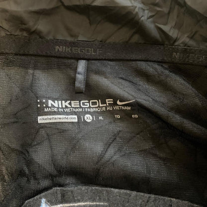 מעיל רוח אפור כהה Nike Golf עם רבע רוכסן במידה XL ארוך