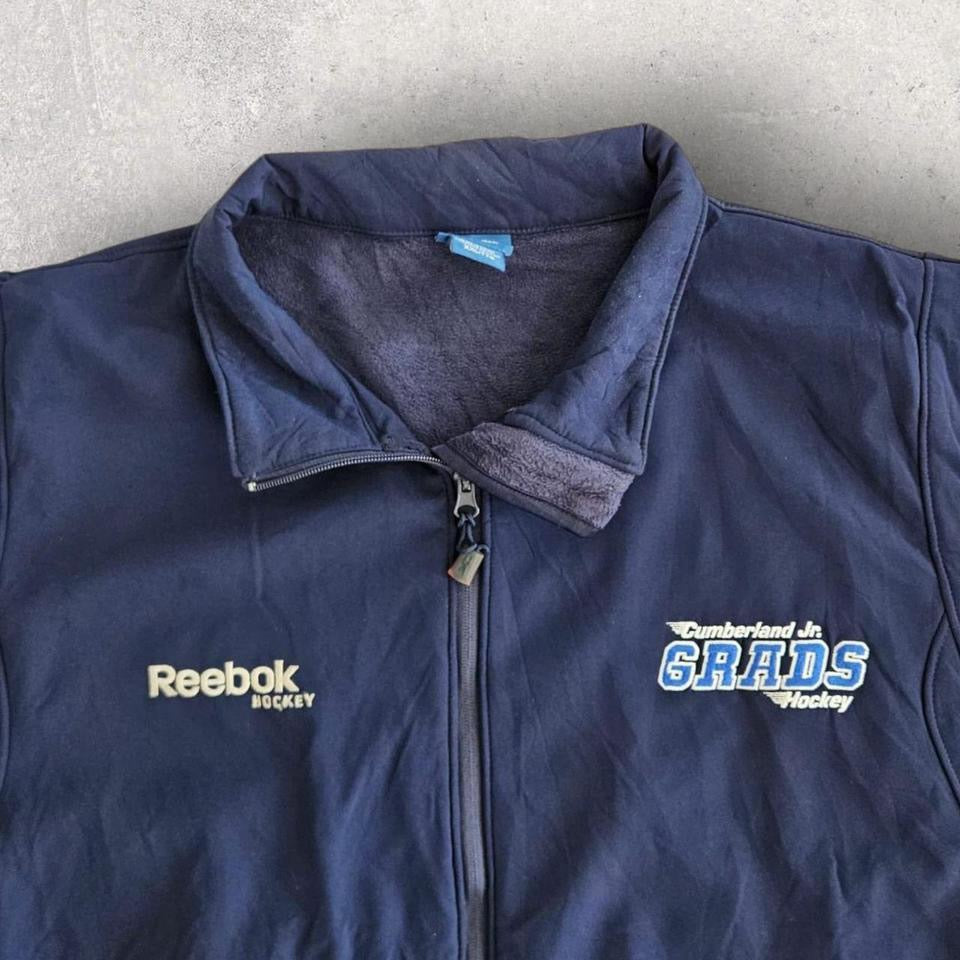 Reebok מעיל כחול כהה במידה XXL