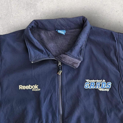 Reebok מעיל כחול כהה במידה XXL