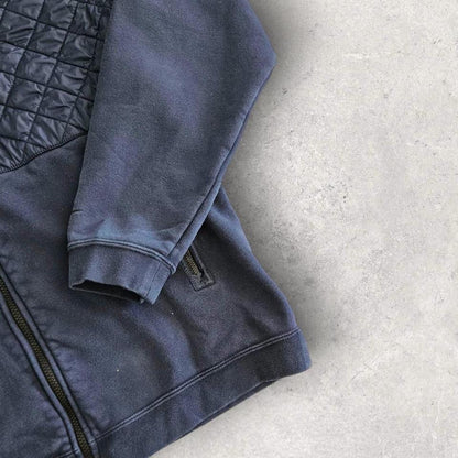 הודי Nike בצבע כחול כהה עם ריצ’רץ’ מידה L