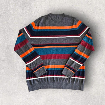 סוודר פסים Tommy Hilfiger מידה L ארוך