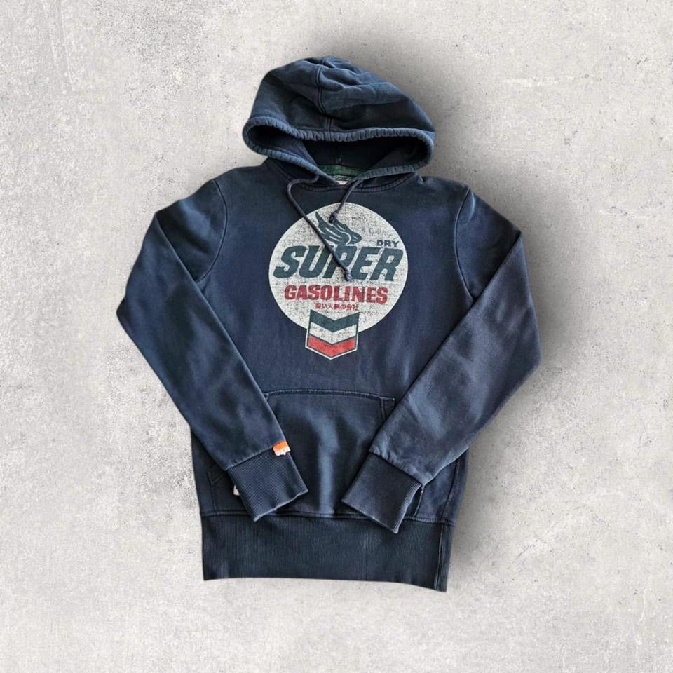 הודי כחול כהה של Superdry במידה S