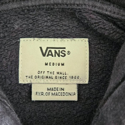 הודי שחור עם גרפיקה של Vans במידה M/L