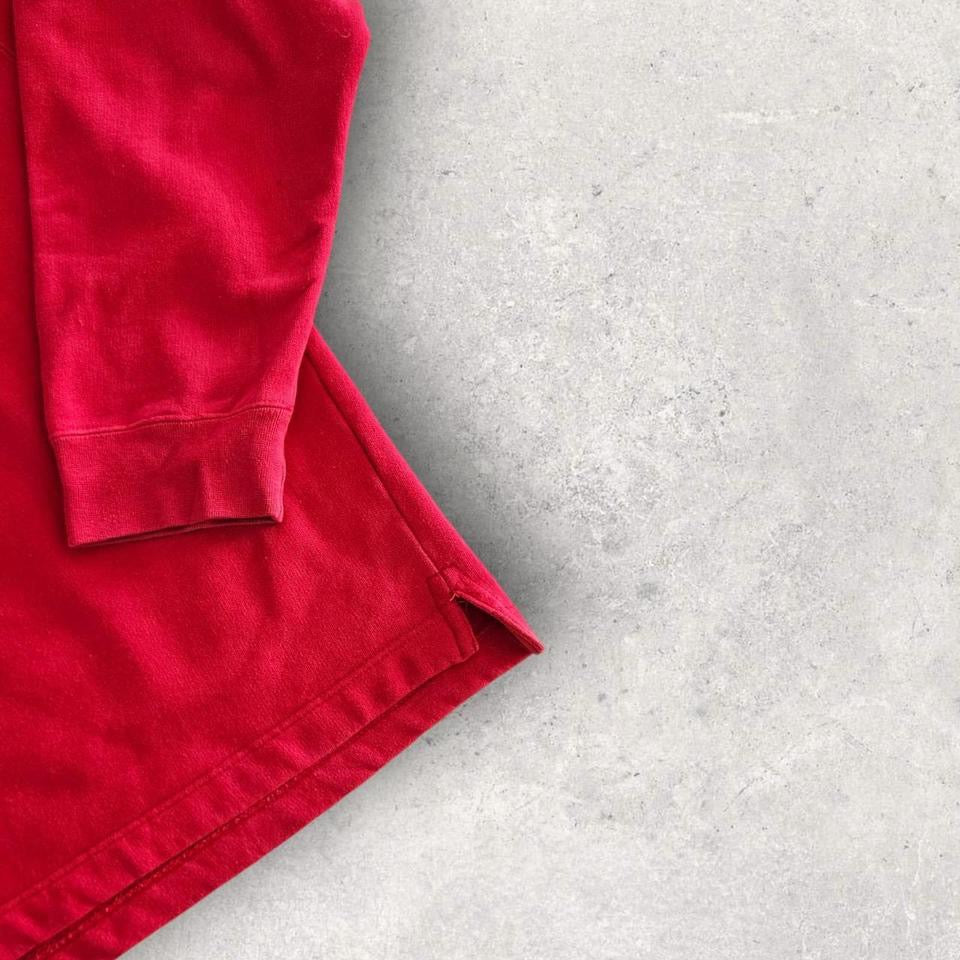 סווטשירט אדום Lee Jeans במידה L בגזרת באגי        