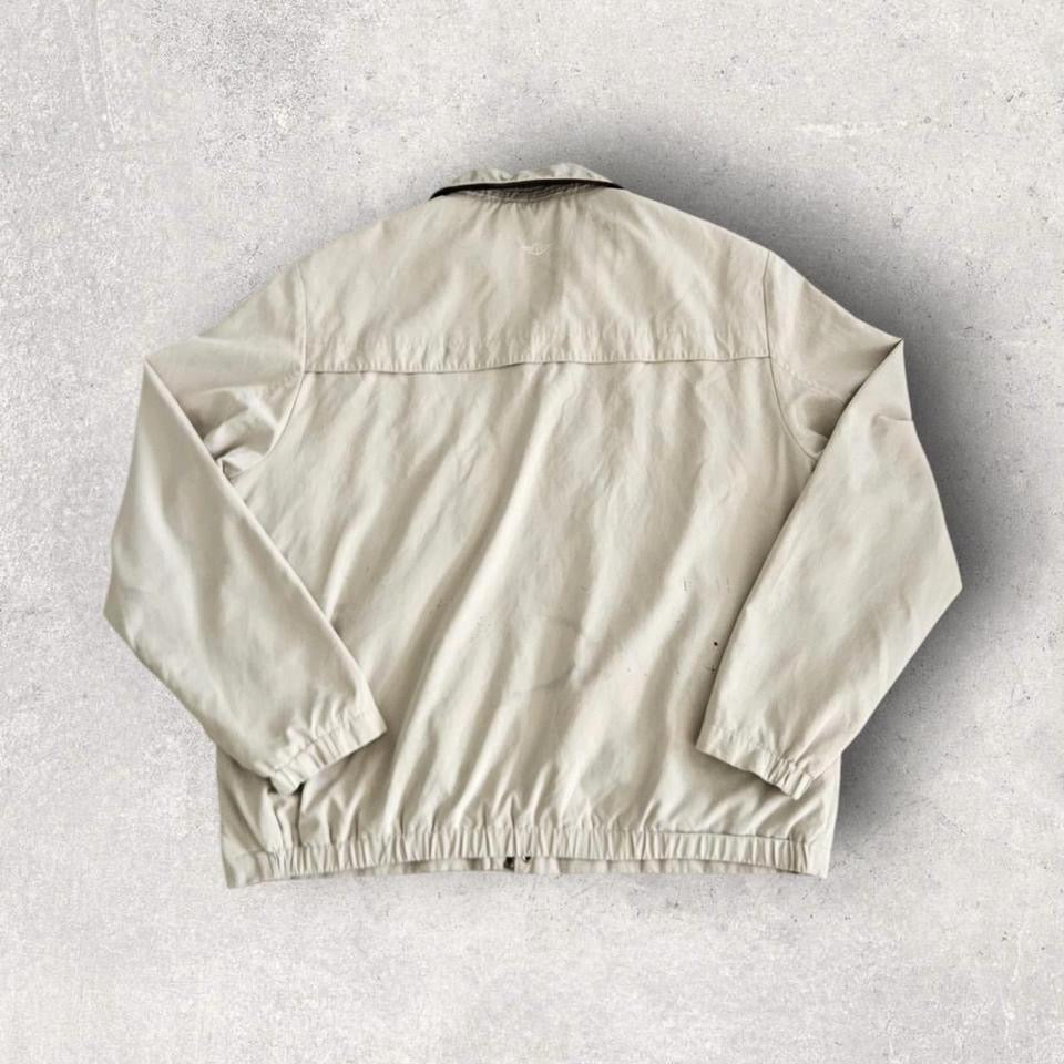 Vintage Dockers Cream polo Jacket - XL מעיל פולו וינטג' דוקרס בצבע קרם, מידה XL