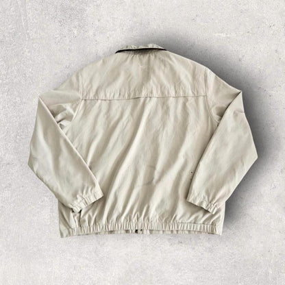 Vintage Dockers Cream polo Jacket - XL מעיל פולו וינטג' דוקרס בצבע קרם, מידה XL
