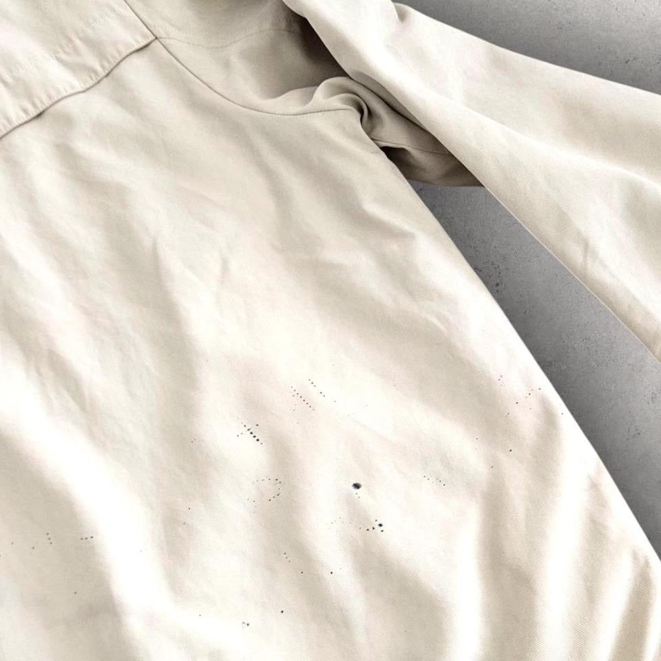 Vintage Dockers Cream polo Jacket - XL מעיל פולו וינטג' דוקרס בצבע קרם, מידה XL