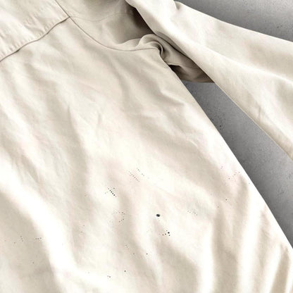 Vintage Dockers Cream polo Jacket - XL מעיל פולו וינטג' דוקרס בצבע קרם, מידה XL