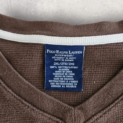 Polo Ralph Lauren Brown Long Sleeve Tee Polo Ralph Lauren Brown Long Sleeve Tee Lizard Vintage Clothes T-Shirts