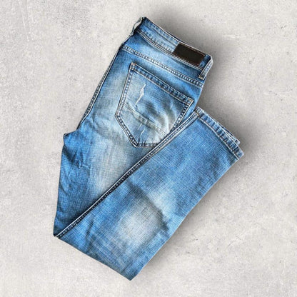 Visionary Denim Blue Jeans - W30 Visionary Denim Blue Jeans - W30 Lizard Vintage Clothes Jeans
