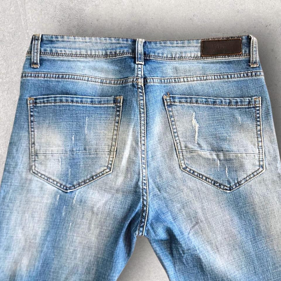 Visionary Denim Blue Jeans - W30 Visionary Denim Blue Jeans - W30 Lizard Vintage Clothes Jeans