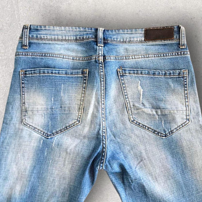 Visionary Denim Blue Jeans - W30 Visionary Denim Blue Jeans - W30 Lizard Vintage Clothes Jeans
