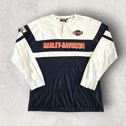 Vintage Harley Davidson Long Sleeve Tee - L Lizard Vintage Clothes 200.00 NIS Vintage Harley Davidson Long Sleeve Tee - L T-Shirts