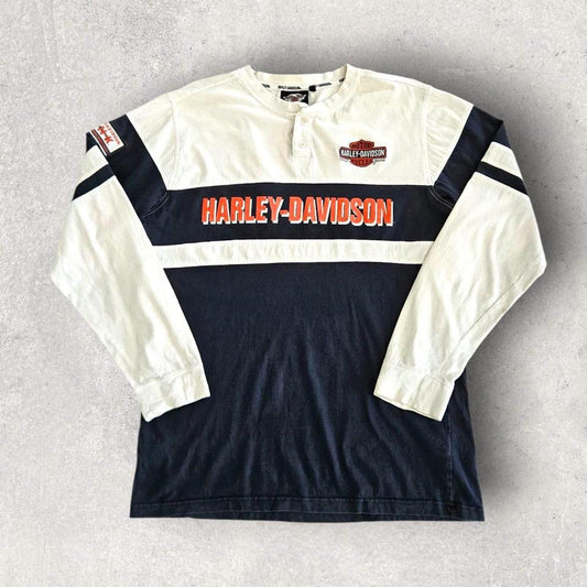 Vintage Harley Davidson Long Sleeve Tee - L Lizard Vintage Clothes 200.00 NIS Vintage Harley Davidson Long Sleeve Tee - L T-Shirts