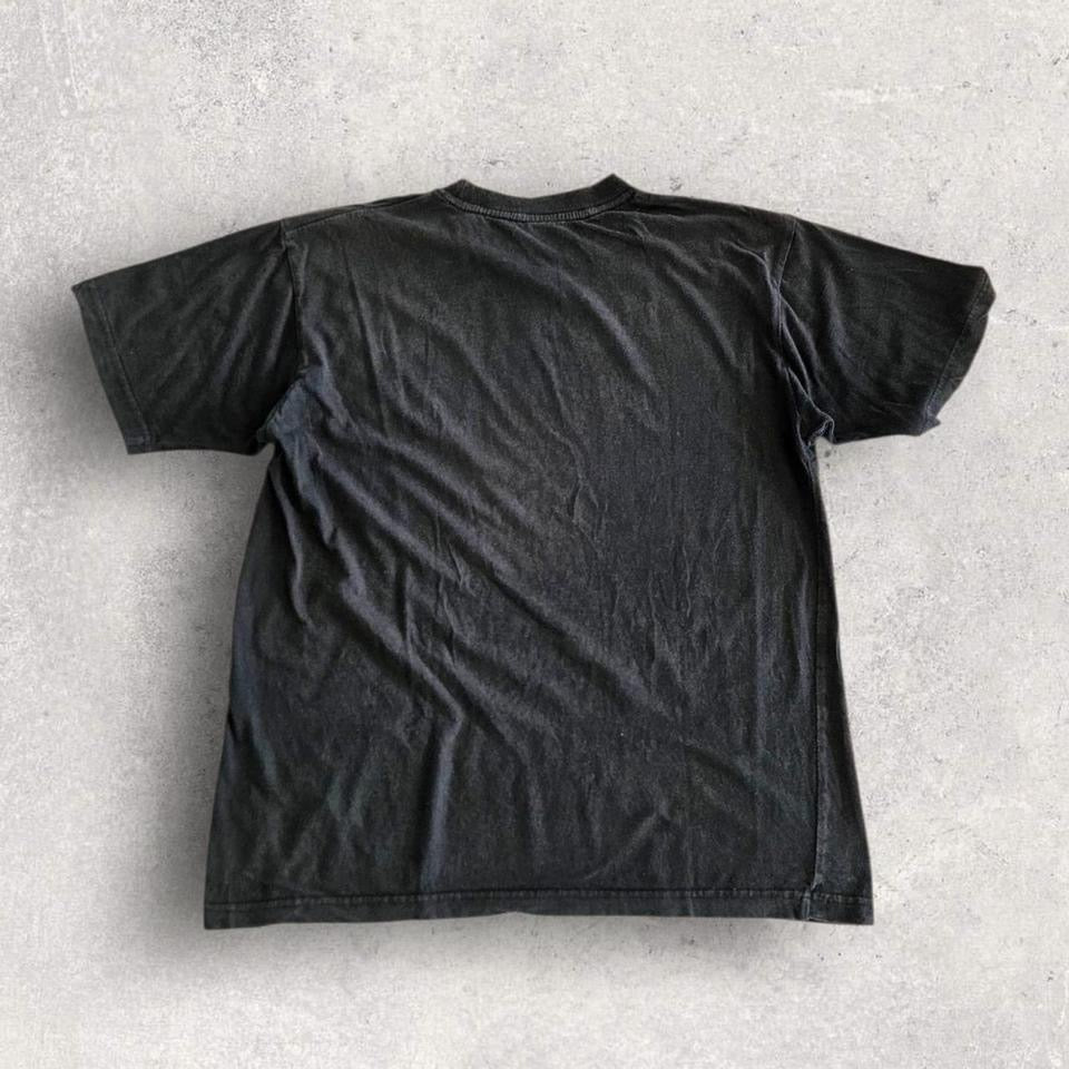 Vintage Adidas Black Logo T-shirt - M Lizard Vintage Clothes 85.00 NIS Vintage Adidas Black Logo T-shirt - M T-Shirts