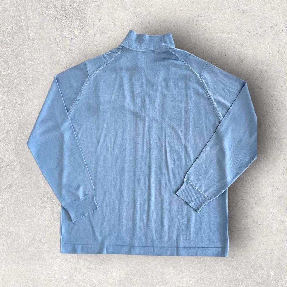 Vintage Montagut Blue Polo Shirt - L Lizard Vintage Clothes 65.00 NIS Vintage Montagut Blue Polo Shirt - L Polos