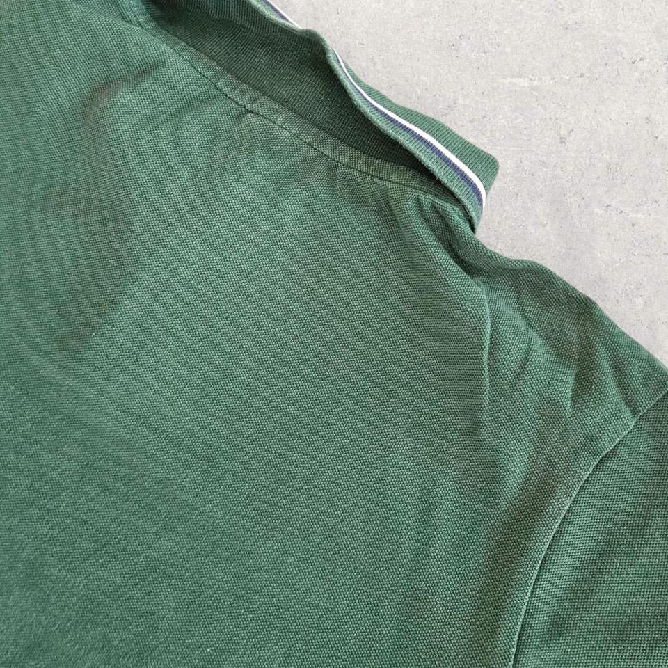 Fila Tennis Green Polo - M Lizard Vintage Clothes 75.00 NIS Fila Tennis Green Polo - M Polos