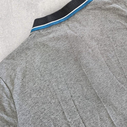 Grey Logo Polo Tee - XL Lizard Vintage Clothes Grey Logo Polo Tee - XL 65.00 NIS