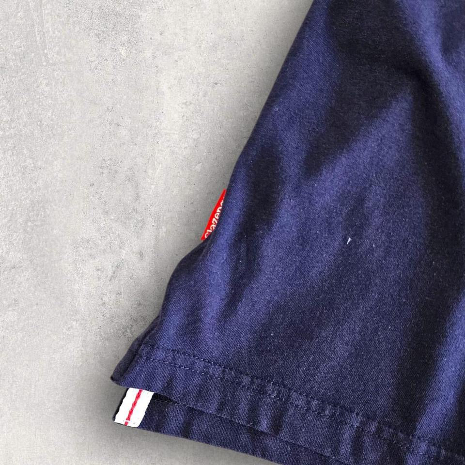 Slazenger Navy Logo Tee - L Lizard Vintage Clothes Slazenger Navy Logo Tee - L 65.00 NIS